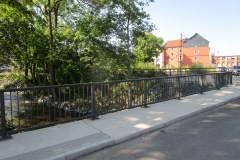 NB Brücke und Radweg in Ilmenau
