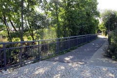 NB Brücke und Radweg in Ilmenau