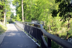 NB Brücke und Radweg in Ilmenau