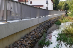 Kaltensundheim Stützwand an der Felda